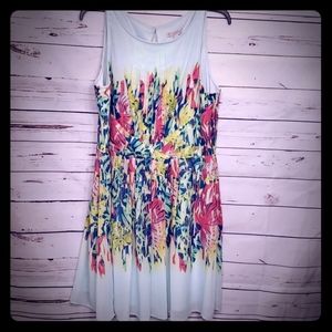 Dress Barn floral A line dress 16